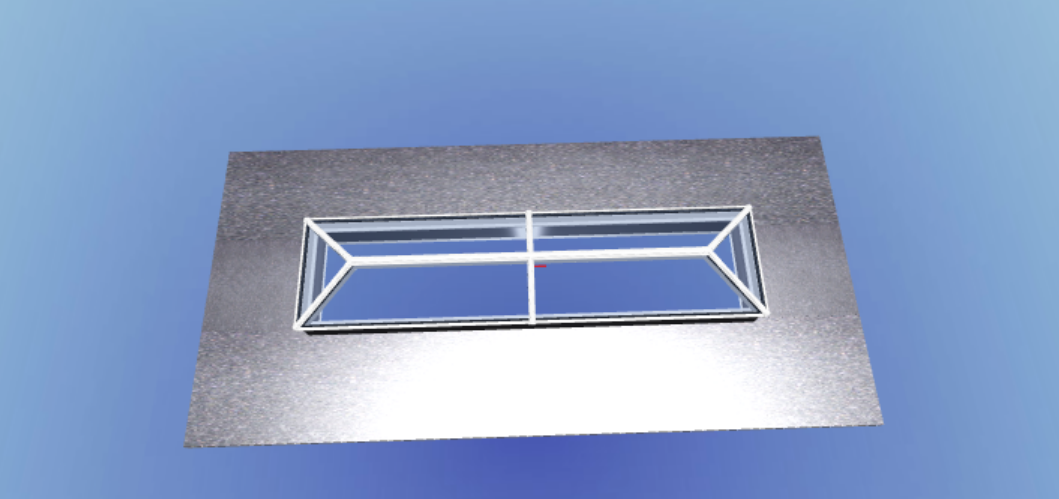 Korniche Aluminium Roof Lantern - AMBI Blue 1.2 U-Value Glazing  Large Dimensons