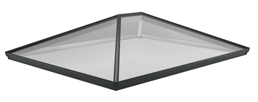 Korniche Aluminium Roof Lantern - Grey Frame AMBI Neutral 1.2 U-Value Glazing  Large Dimensons