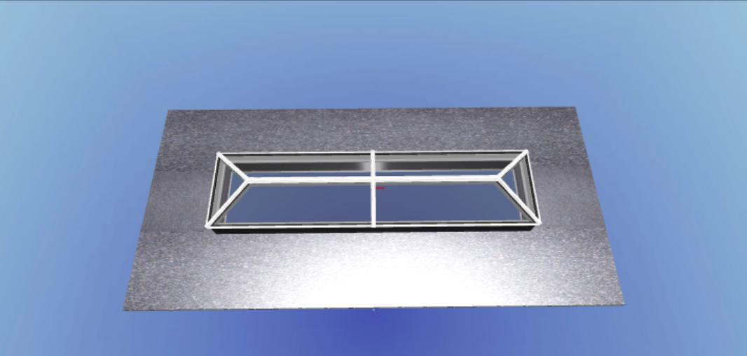 Korniche Aluminium Roof Lantern - AMBI Neutral 1.2 U-Value Glazing  Large Dimensons