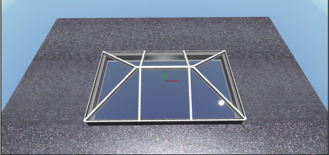 Korniche Aluminium Roof Lantern - AMBI Neutral 1.2 U-Value Glazing  Large Dimensons