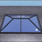 Korniche Aluminium Roof Lantern - Grey Frame AMBI Blue 1.2 U-Value Glazing  Large Dimensons